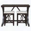 Ensemble de table de salle à manger à hauteur de comptoir Farmhouse avec port USB-1590750727
