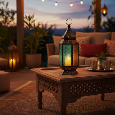 20.87'' H Tabletop Lantern