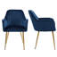 Fauteuil rembourré en velours Aisaiah-14913248