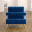 Fauteuil en velours l 33 po Binghamton-693512350-694730416