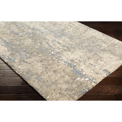 Madison Avenue Machine-Woven Blue/Beige/Gray Area Rug