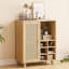 Armoire à vin avec porte et tablette ouverte-17035363
