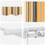 VidaXL 450cm W x 350cm D Polyester Cover Retractable Patio Awning