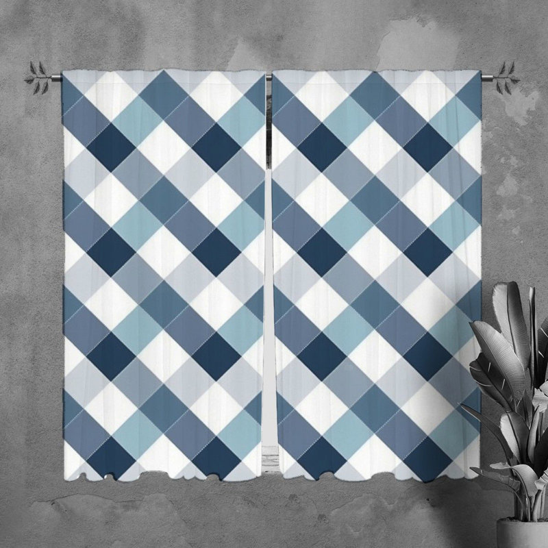 Paire de rideaux obscurcissant en polyester Zaxton, L 40 po x L 82 po