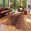 Irregular Animal Print Area Rug-1822340288