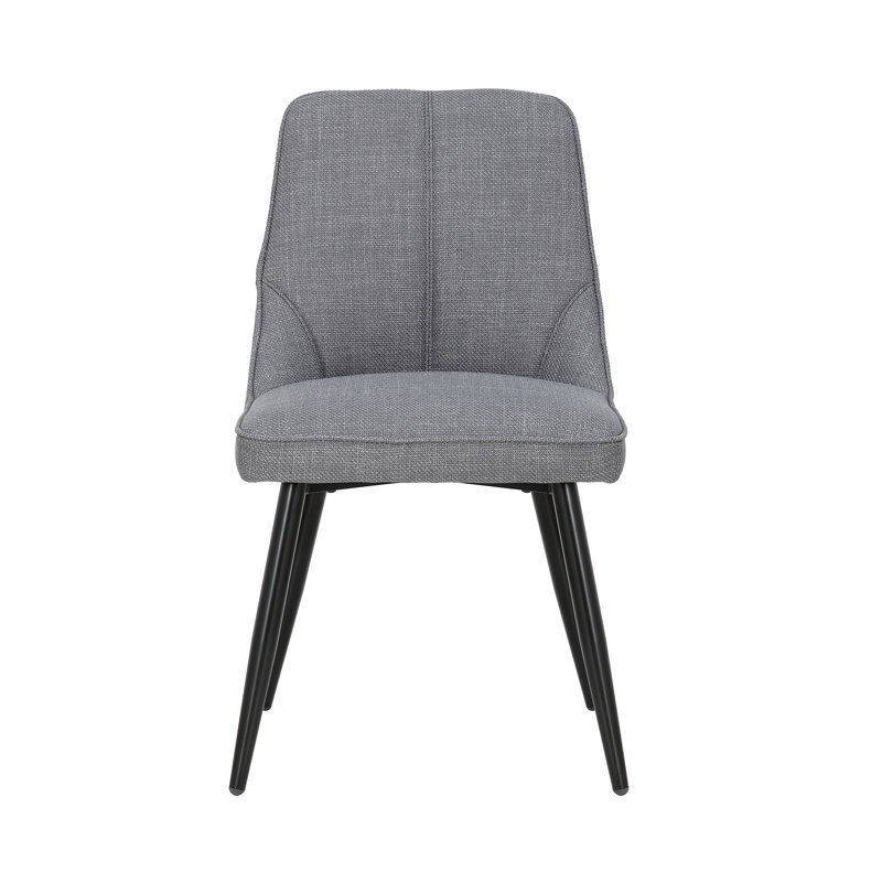 Chaise de salle à manger Catto Cedartown, Gris foncé