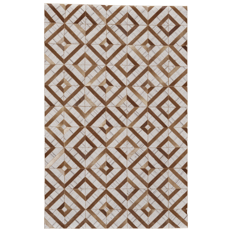 Grossi Geometric Indoor Rug, Rectangle 5' x 8'