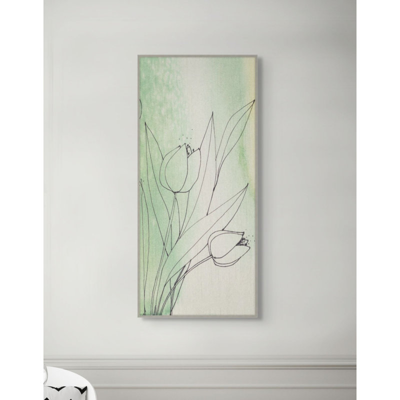 Tulip Blooms 2 Print, 35.16" H x 16.16" W