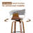 Tavar Upholstered Faux Leather Bar Stool-2070517368-2052157481