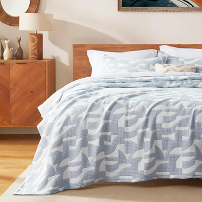 Ensemble de courtepointe en jacquard Tencel Lyocell
