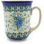Forget Me Not Stoneware Coffee Mug