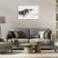 «Heartfelt Horses in Neutrals», art de la giclée encadrée, design par PHBurchett-114315440-114315441