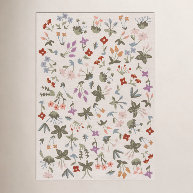 Tapis d'extérieur en laine touffeté à la main et en coton Baden Martha Stewart, Rectangle 6 pi x 9 pi