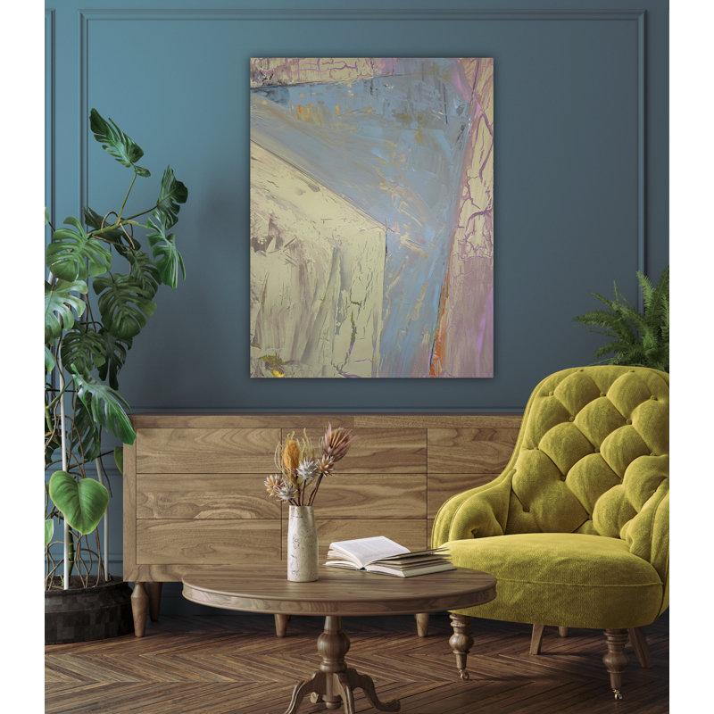 Geo IX Print by John Beard, Black Floater Framed Canvas, 42" H x 62" W x 2" D