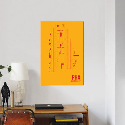 « phoenix sky harbor », reproduction d’impression sur toile