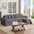 Convertible Sofa Sectional-1985326073