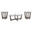 Table basse ronde en verre