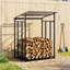 Brayla 110 W x 70 D Metal Log Store