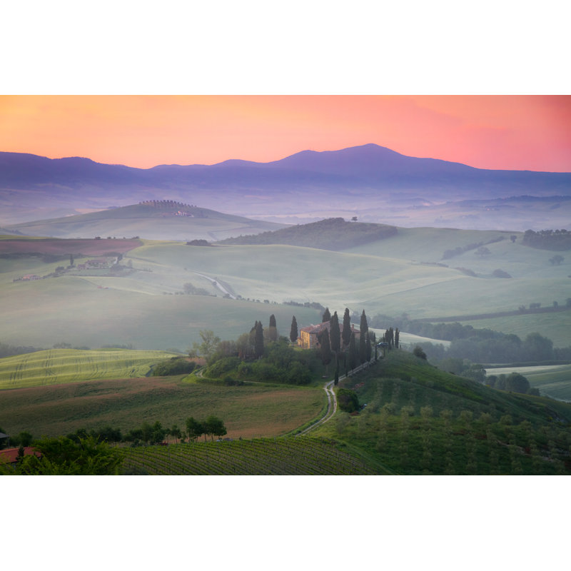 Farmhouse Belvedere, Tuscany - Wrapped Canvas Print, 30cm H x 46cm W x 3.8cm D