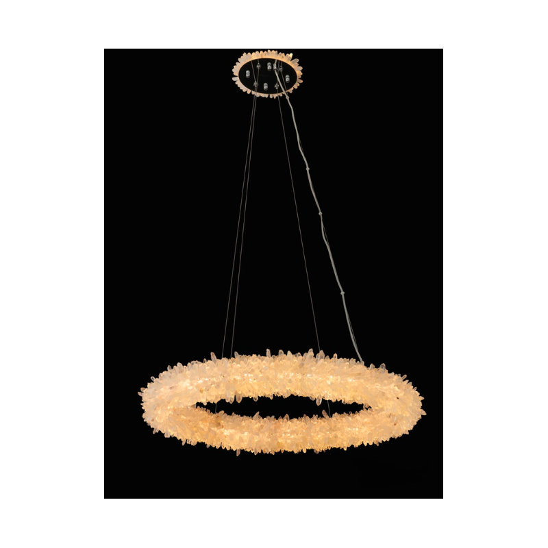 1 - Light Chandelier, 7" H x 32" W x 32" D