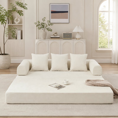 Comfy Convertible Folding Floor Sofa Couch