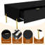 Table basse Mid-Century moderne avec tiroirs doubles-2027613361