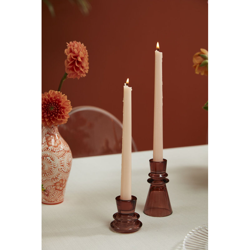 2.25'' H Glass Tabletop Candlestick
