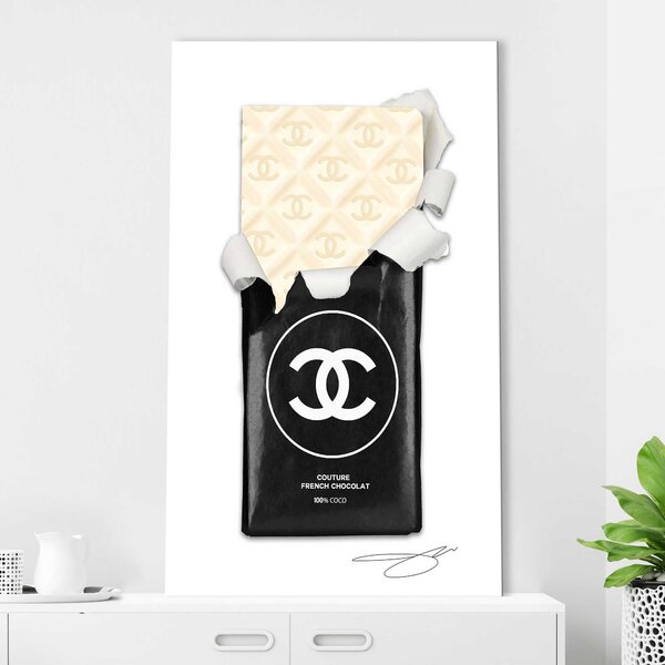 Coco Chanel Wall Art Toilet Paper Roll