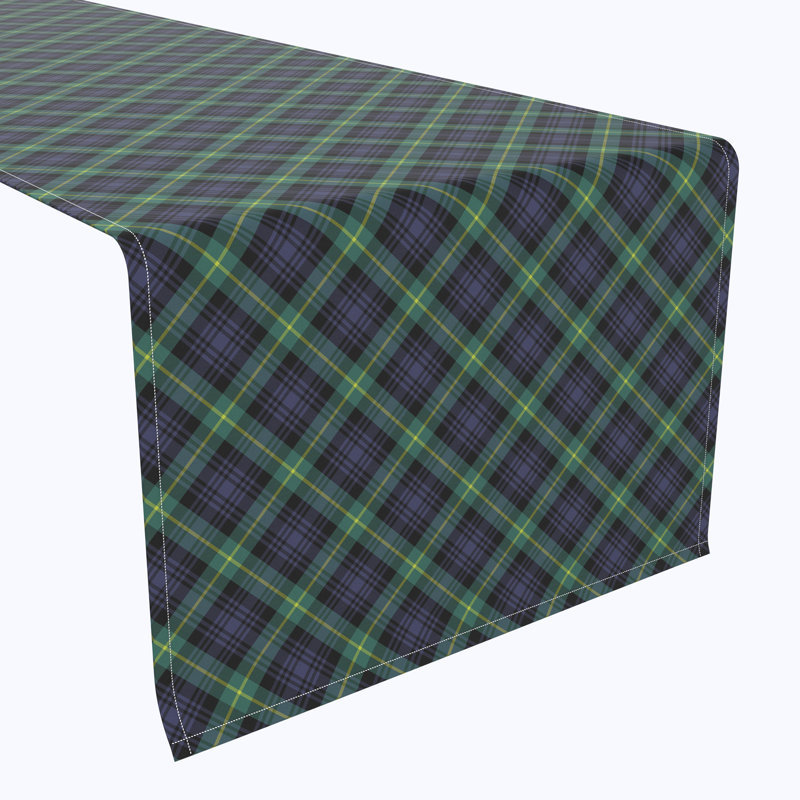 Aiza Tartan Table Runner, 72" x 12"