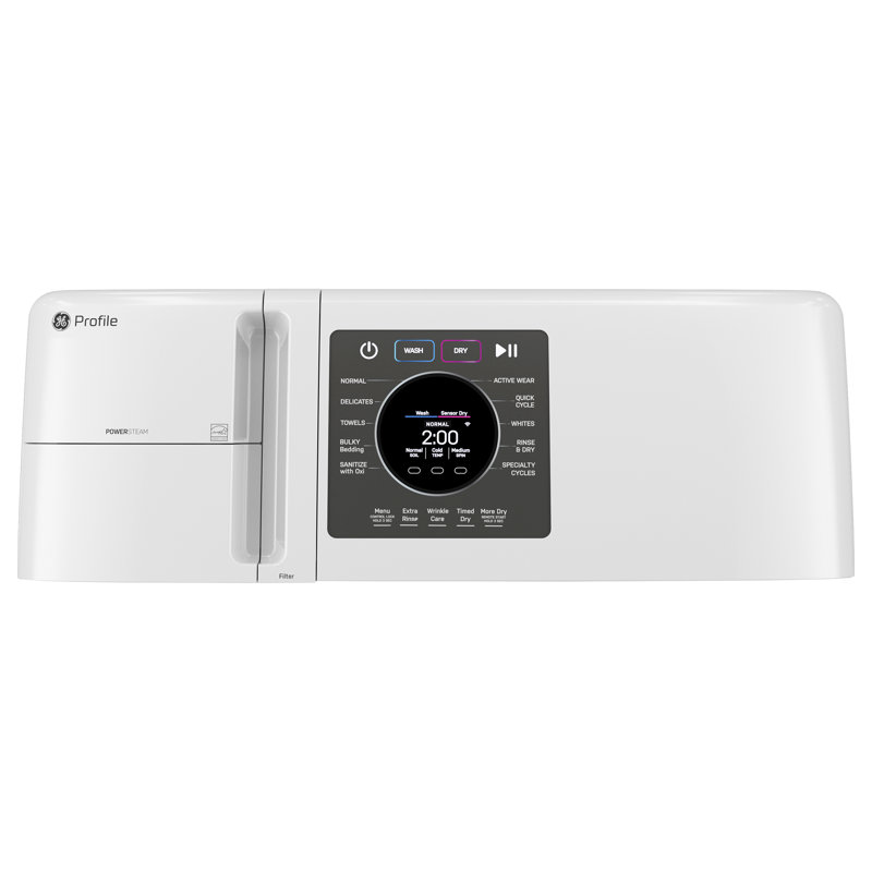 Ge Profile Energy Star 4.6 Cu. Ft. Capacity Ultrafast Combo With Ventless Inverter Heat Pump Technology Washer/Dryer
