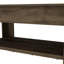 Table de rangement Polgon, tablette de table extensible, tablette inférieure, finition brun foncé-1904109135