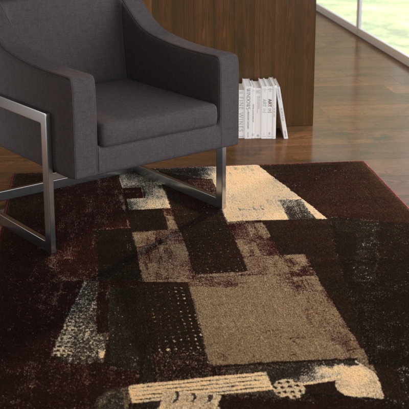 Lindie Abstract Indoor Rug, Rectangle 5' x 7'6"