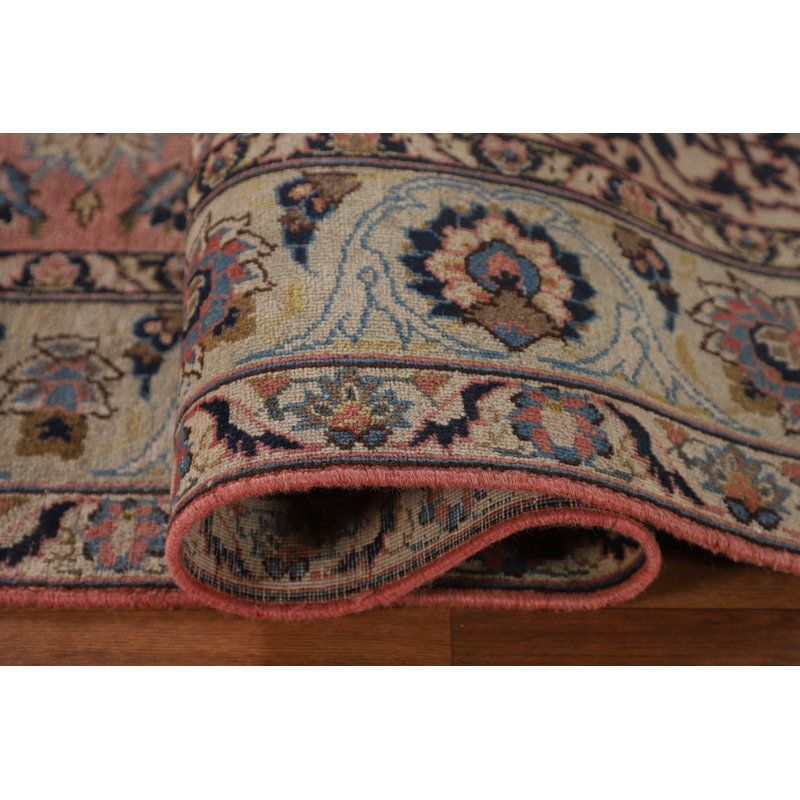 Tapis traditionnel rétro rose 7 x 10