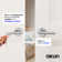 Stark Privacy Door Lever with Push Button and Round Rosette