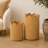 Cole and Grey Rattan Woven Light Brown Decorative and Functional Storage Basket with Wavy Edges Set