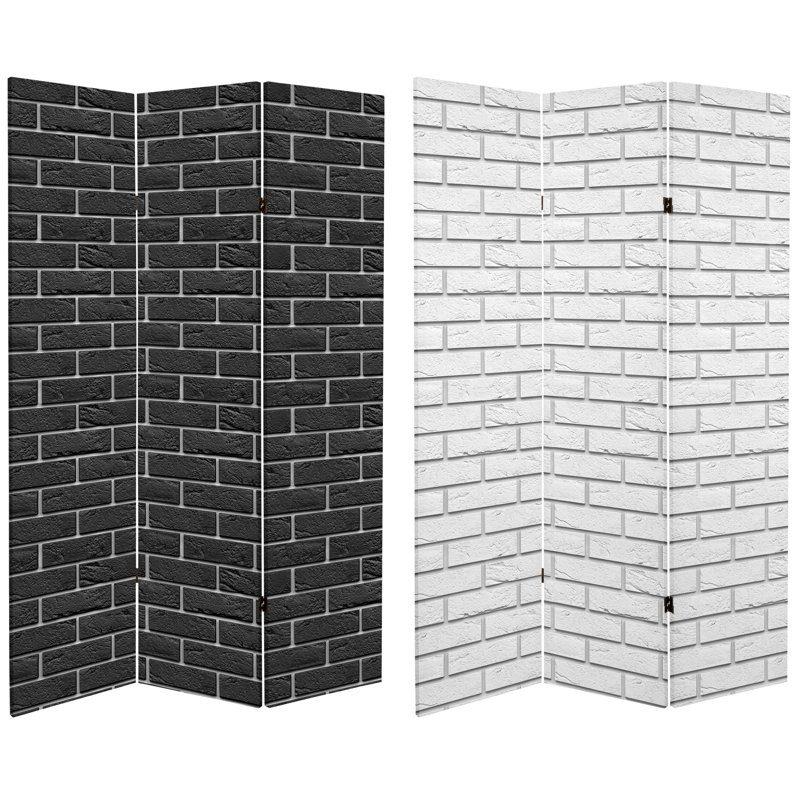 Cloison Jacoby, Noir / brique blanche