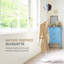 Porte-manteau autoportant en acier de 70 po, simple, avec crochets en bois, peu encombrant Yamazaki Home-15616696