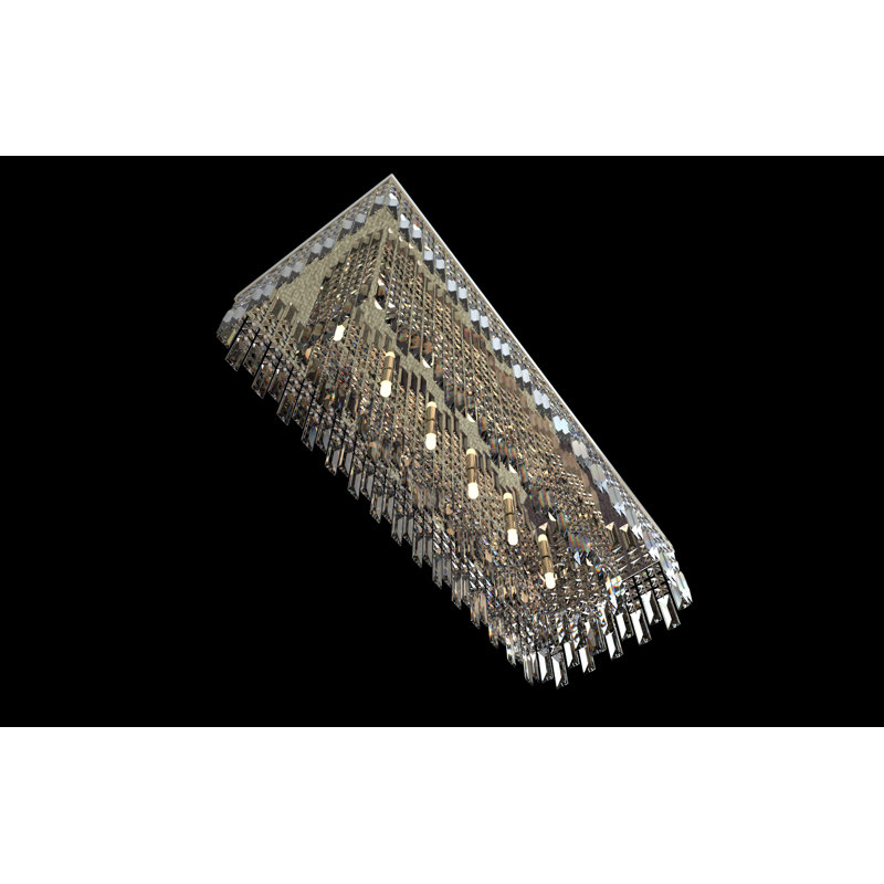 Aairah 12 - Light Square/Rectangle Chandelier