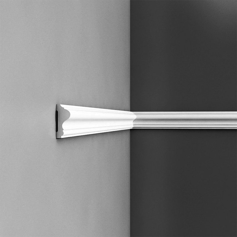Primed White Polyurethane Crown Panel Moulding Set