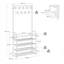 12 Pair Shoe Rack