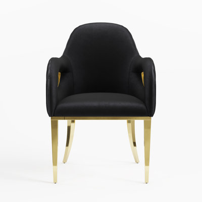 Coopersburg 18.6'' H Velvet Upholstered Armchair