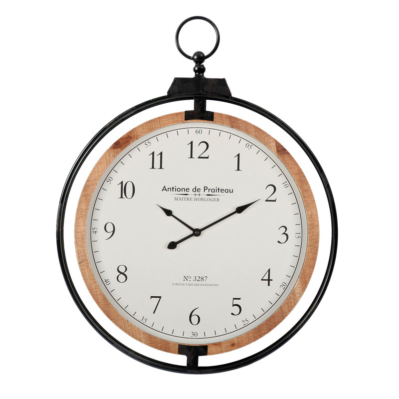 Manufactured Wood Wall Clock