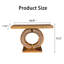 Console à miroir avec incrustation de diamant concassé-444357926