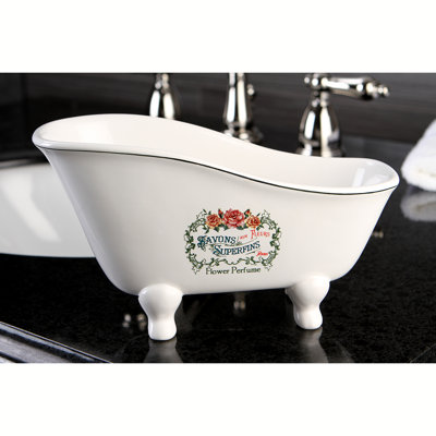 Kingston Brass Savons Superfins 8-1/16-Inch Mini Tub