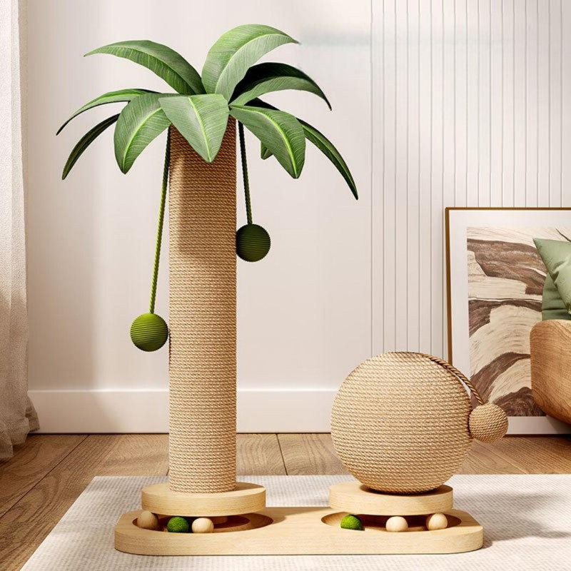 Arbre à chat coco pour chats d'intérieur, fond épais