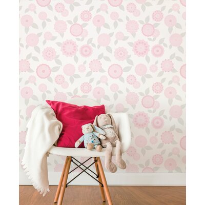 August Grove® Darek Peel & Stick Floral Panel | Wayfair