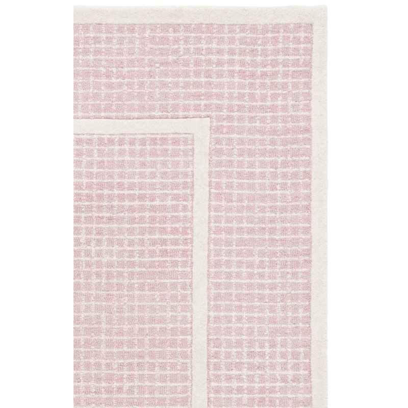 Pine 503 Hand Tufted Wool Pile Geometric Rug, Rectangle 8' x 10'