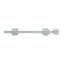 Deltana 12SBM26 12" Modern Surface Bolt, HD, Solid Brass in Polished Chrome-641289758