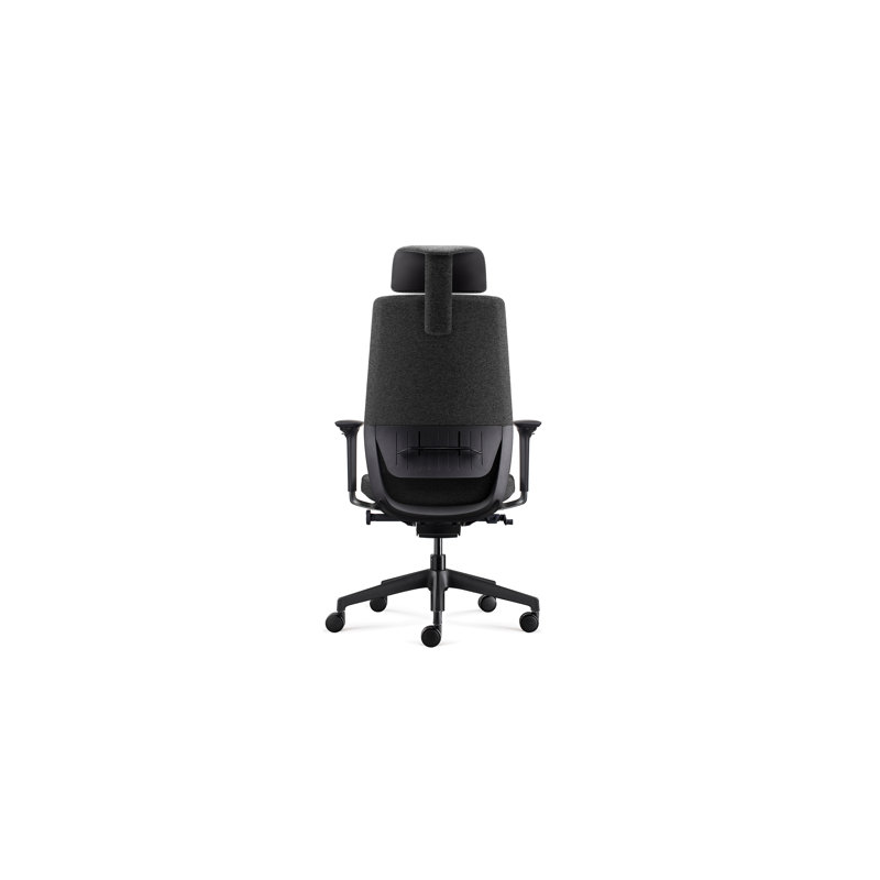 Coda Swivel Task Chair, Black