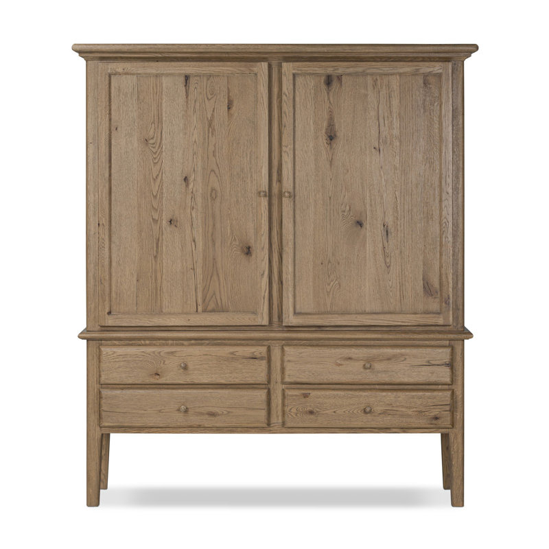 Alena 2 - Door Armoire, Worn Oak
